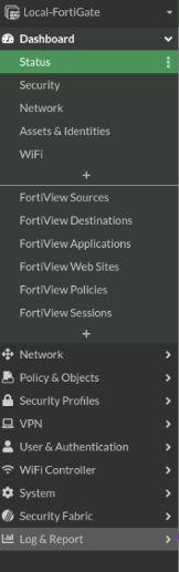 Fortinet Logs and Reports Firewall